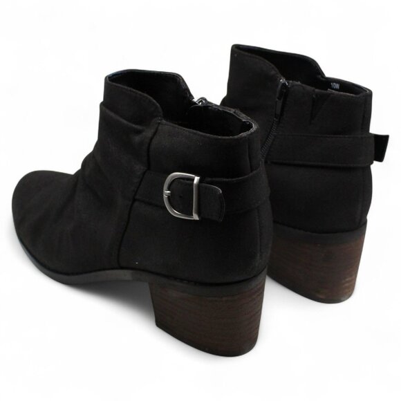 Bella Vita Womens ACE Faux Suede Zipper Ankle Boots - Picture 4 of 6